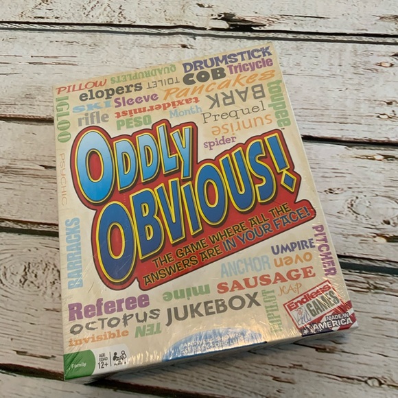 Other - Oddly‎ Obvious! Endless Games Card Game Party Family Factory Sealed NEW.